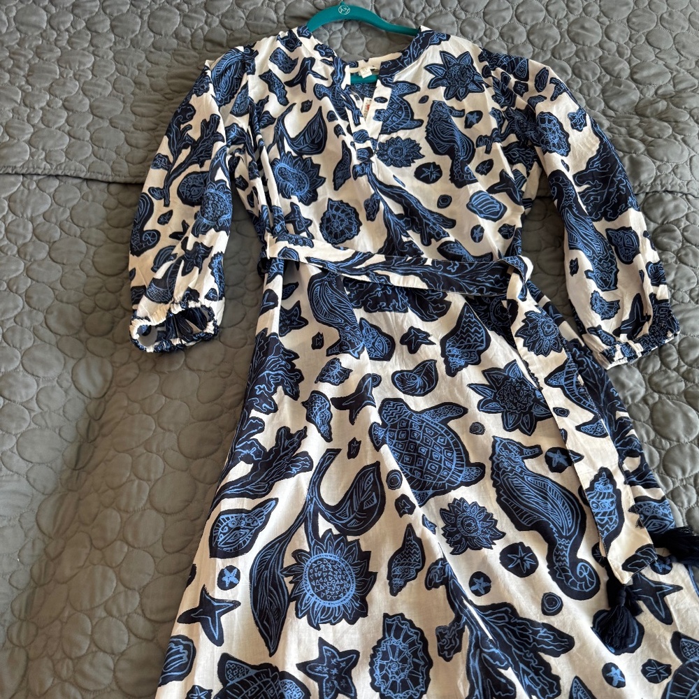 Women's Large H&M Printed Dress NWT - Picture 3 of 8